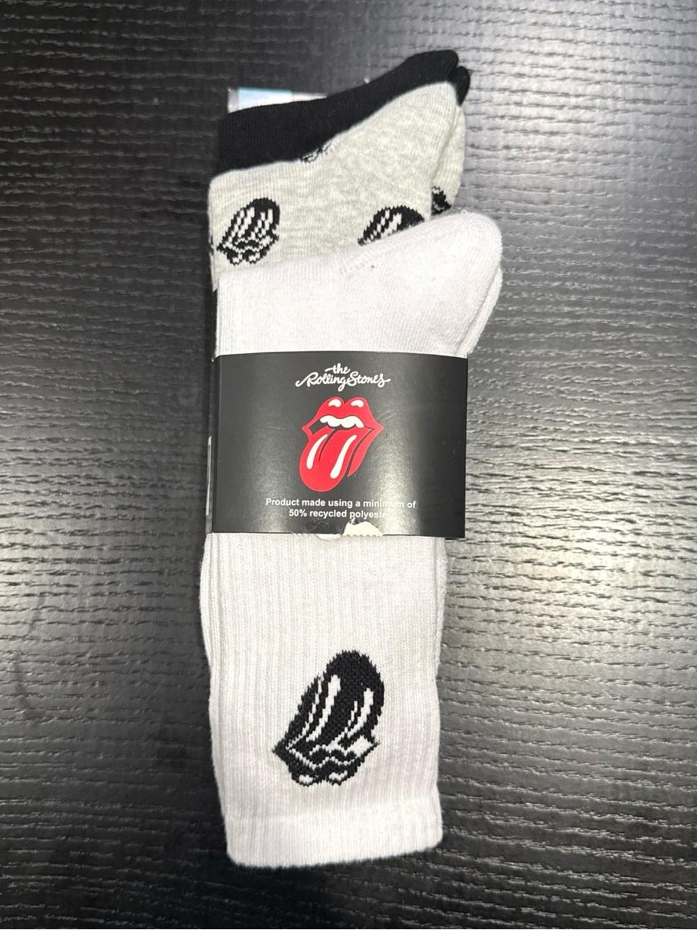 The Rolling Stones Socks Primark Mens 3 Pack USA size 10-13